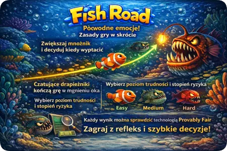 Fish Road – jak działa crash game