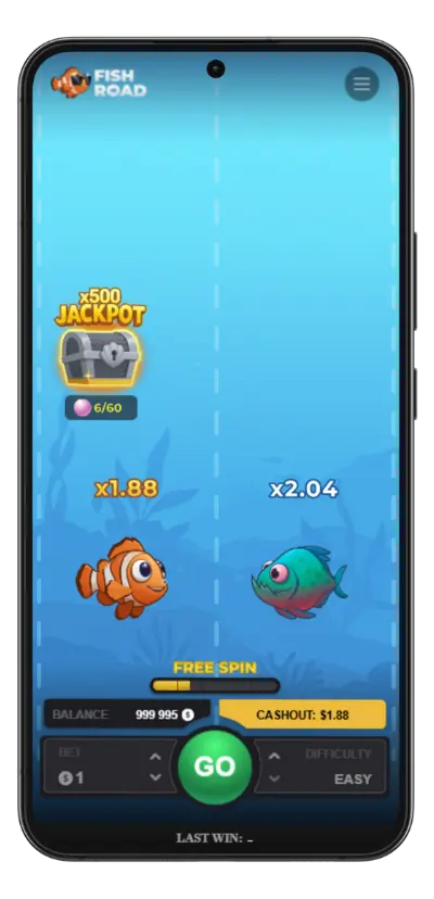 Fish Road – agresywne ryby